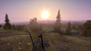 Beautiful sunset in DayZ.